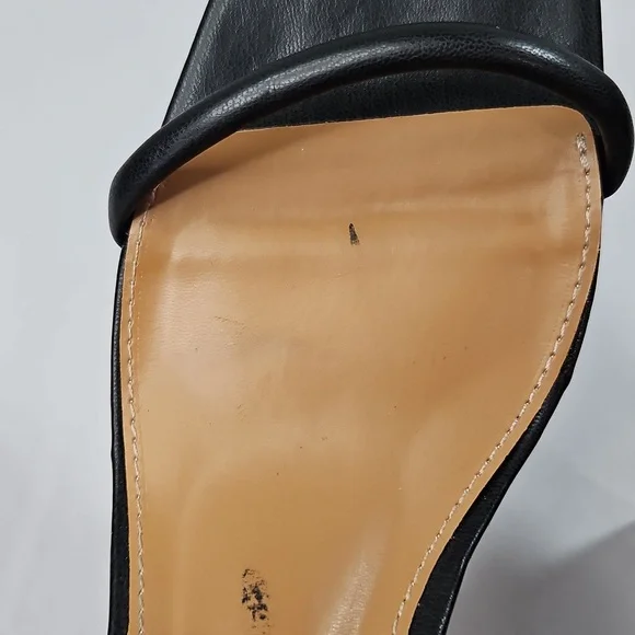 Sincerely Jules Black Kimberly Strappy High Heels Size 8 - Picture 3 of 8